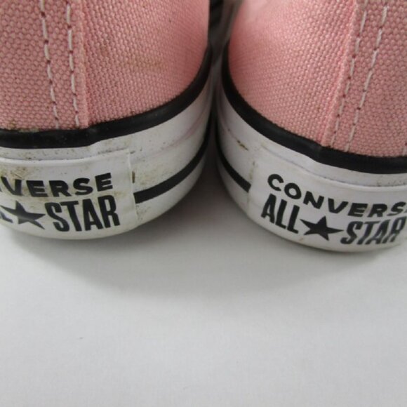 WOMENS CONVERSE ALL STAR PINK LOW TOP SIZE 6M EXCELLENT CONDITION - Picture 2 of 5